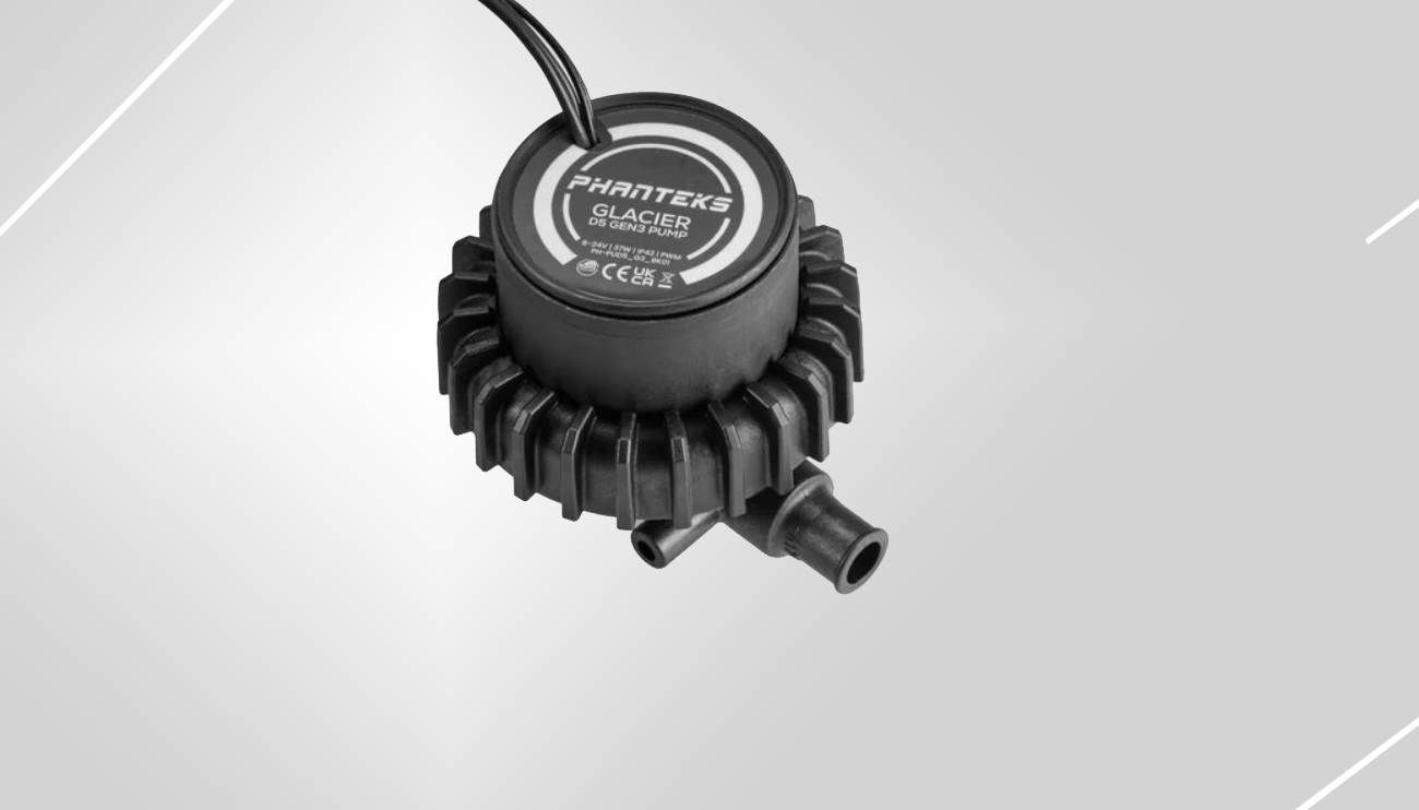 Phanteks D5 Gen3 PWM High Performance Water Pump with PWM Speed Control